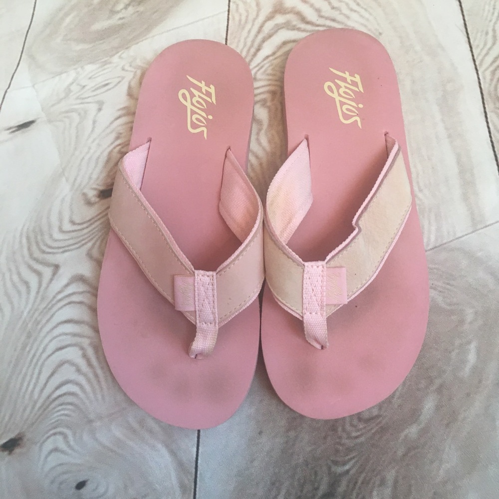 Flojos Pink Flip Flops